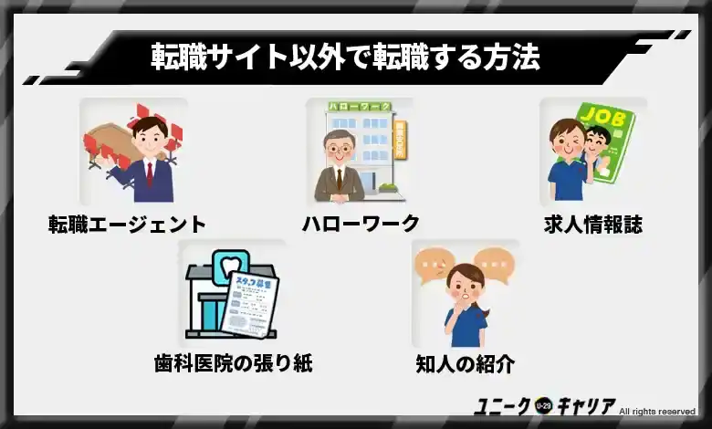転職サイト以外で転職する方法